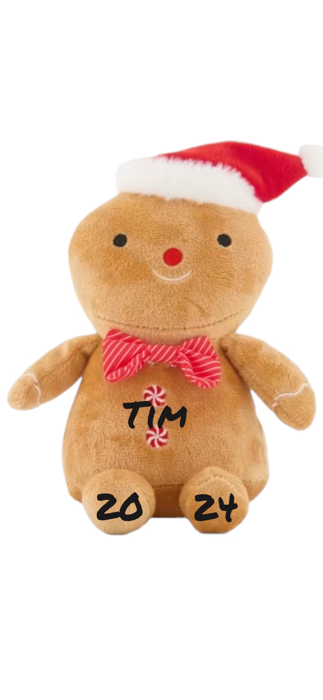 Personalised mini plush toy