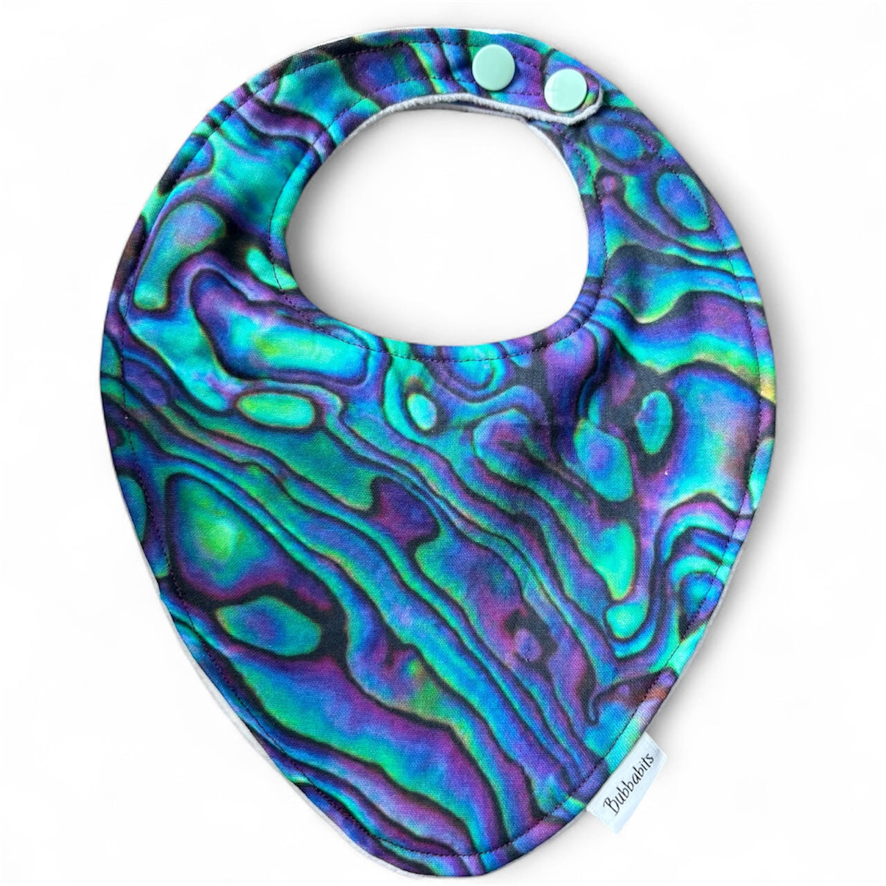 Dribble Bib - Purple Paua