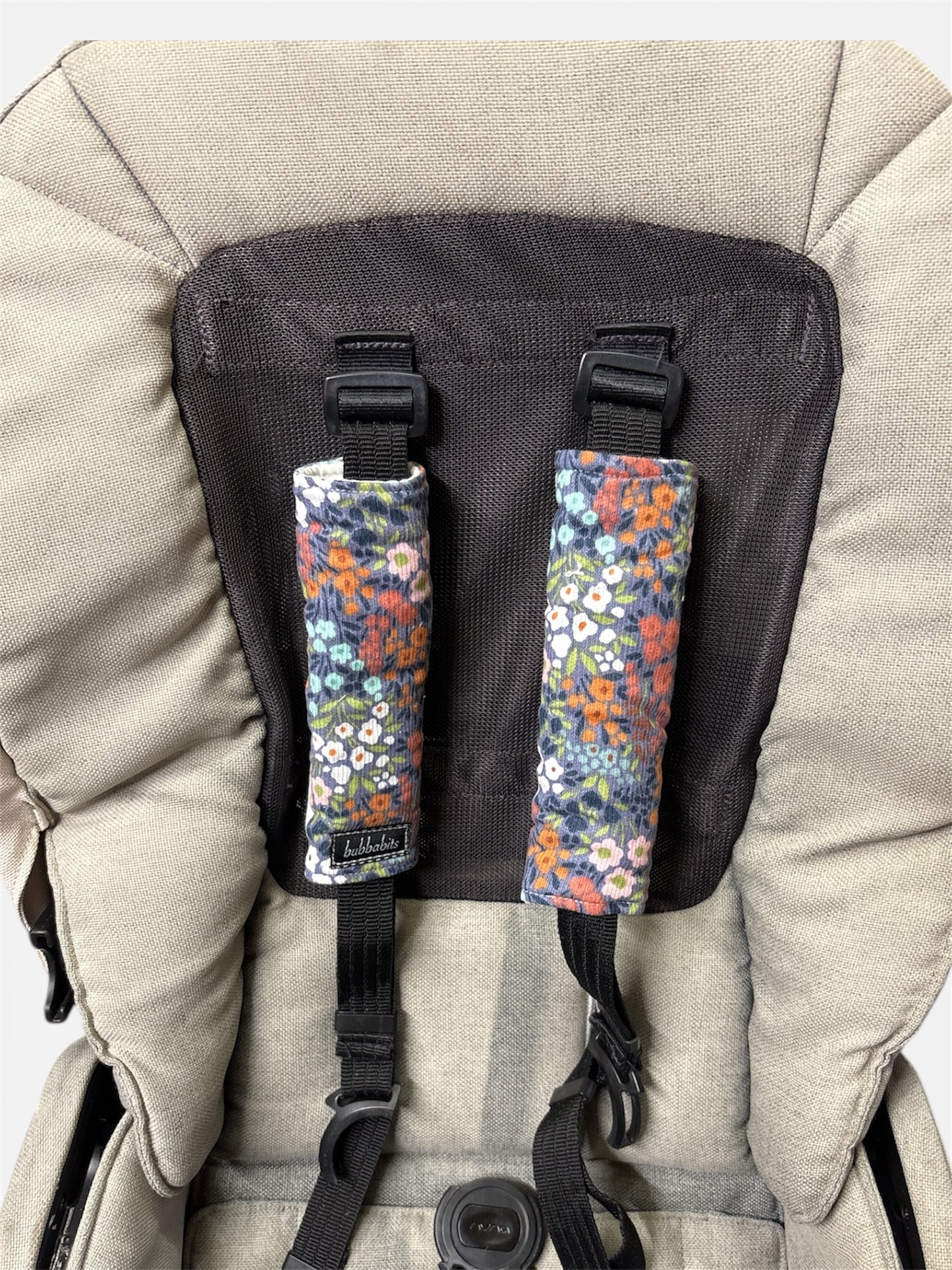 Pram Strap Covers - Secret Garden