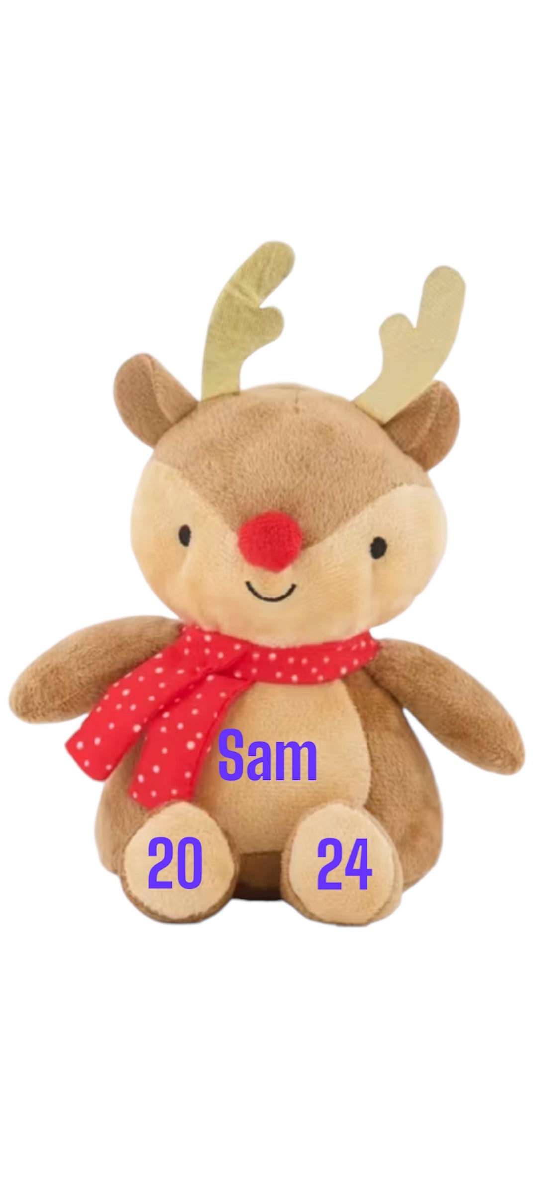 Personalised mini plush toy