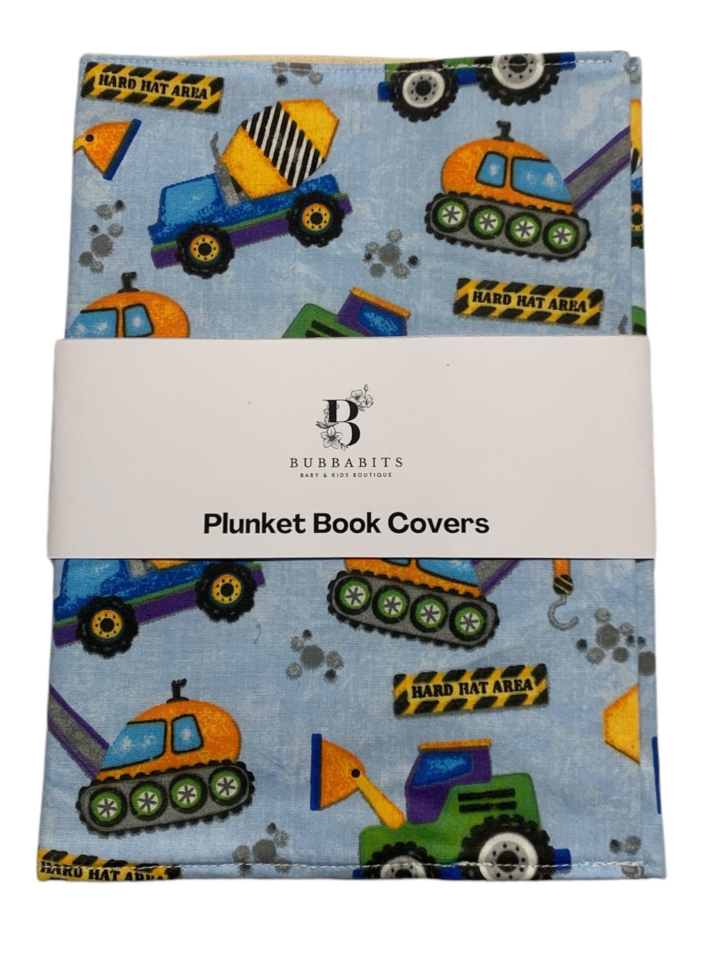 Plunket/ Well child book Cover - Road working blue