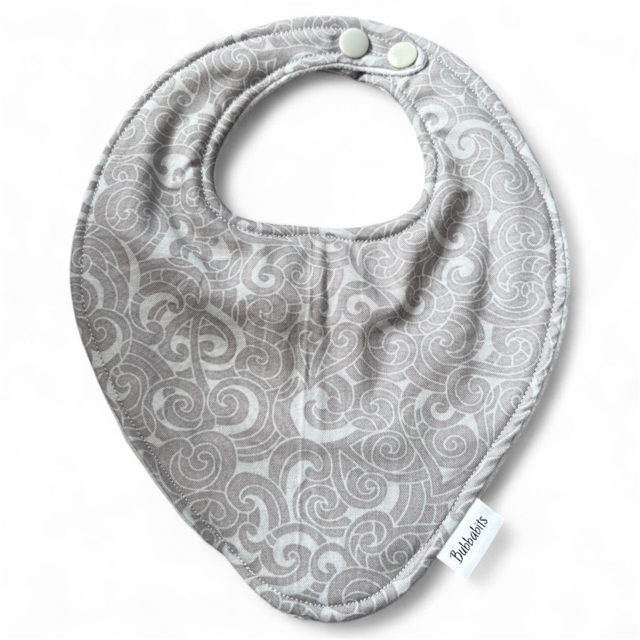 Dribble Bib - Moko Grey