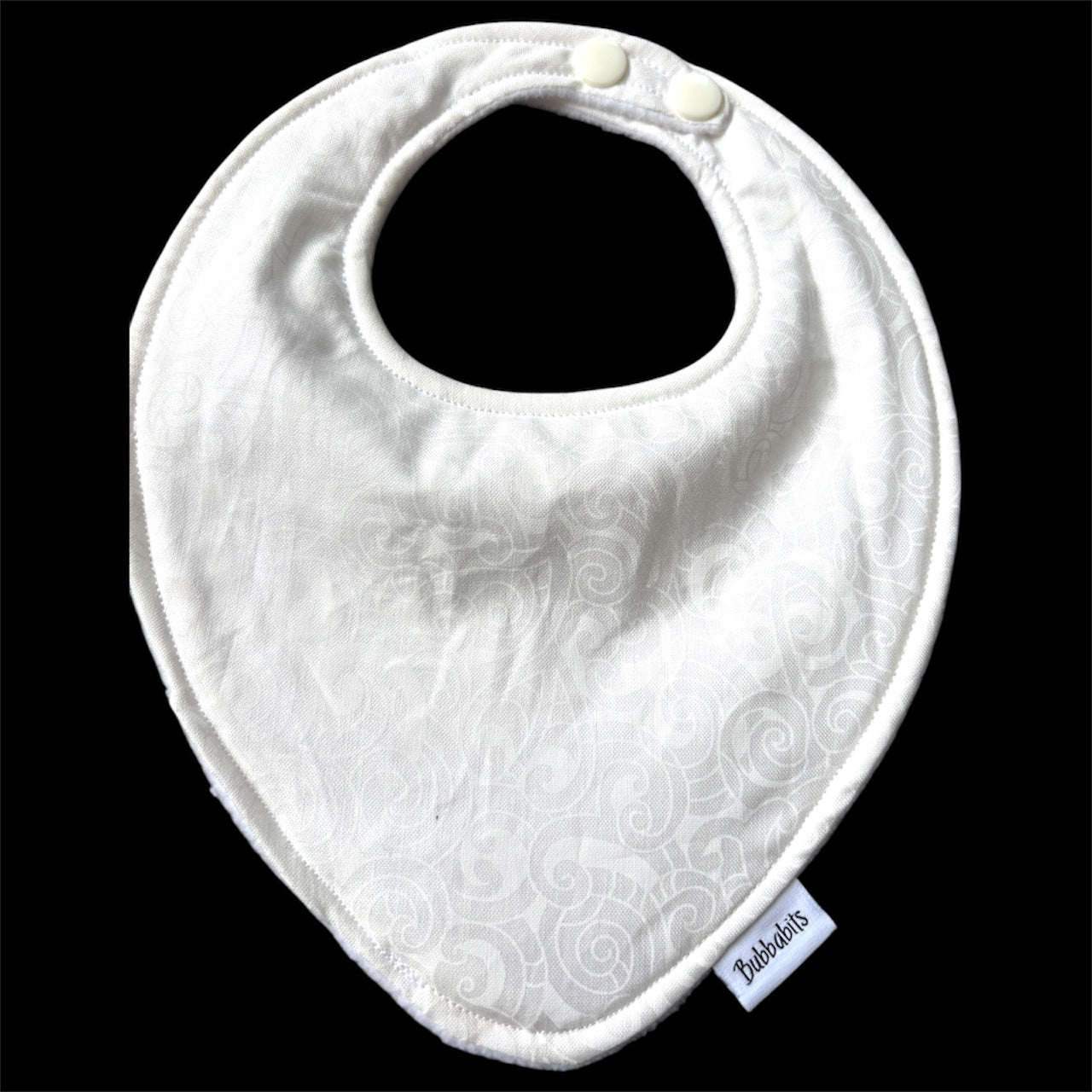 Dribble Bib - Moko White