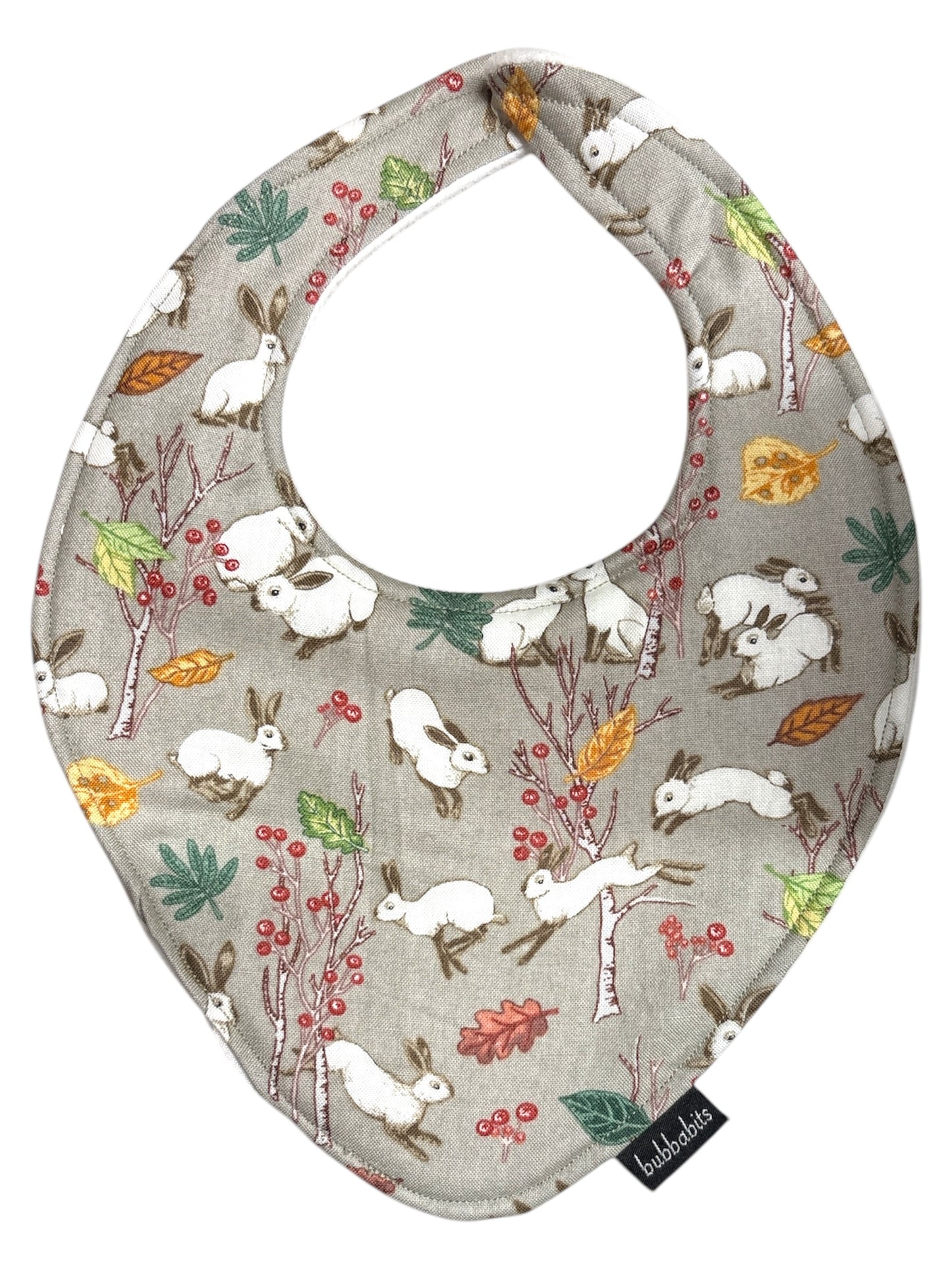 Dribble Bib - Woodland Bunny
