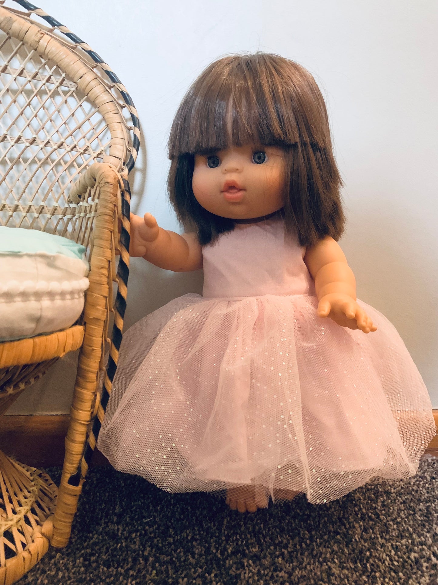 Minikane/miniland sparkle dress