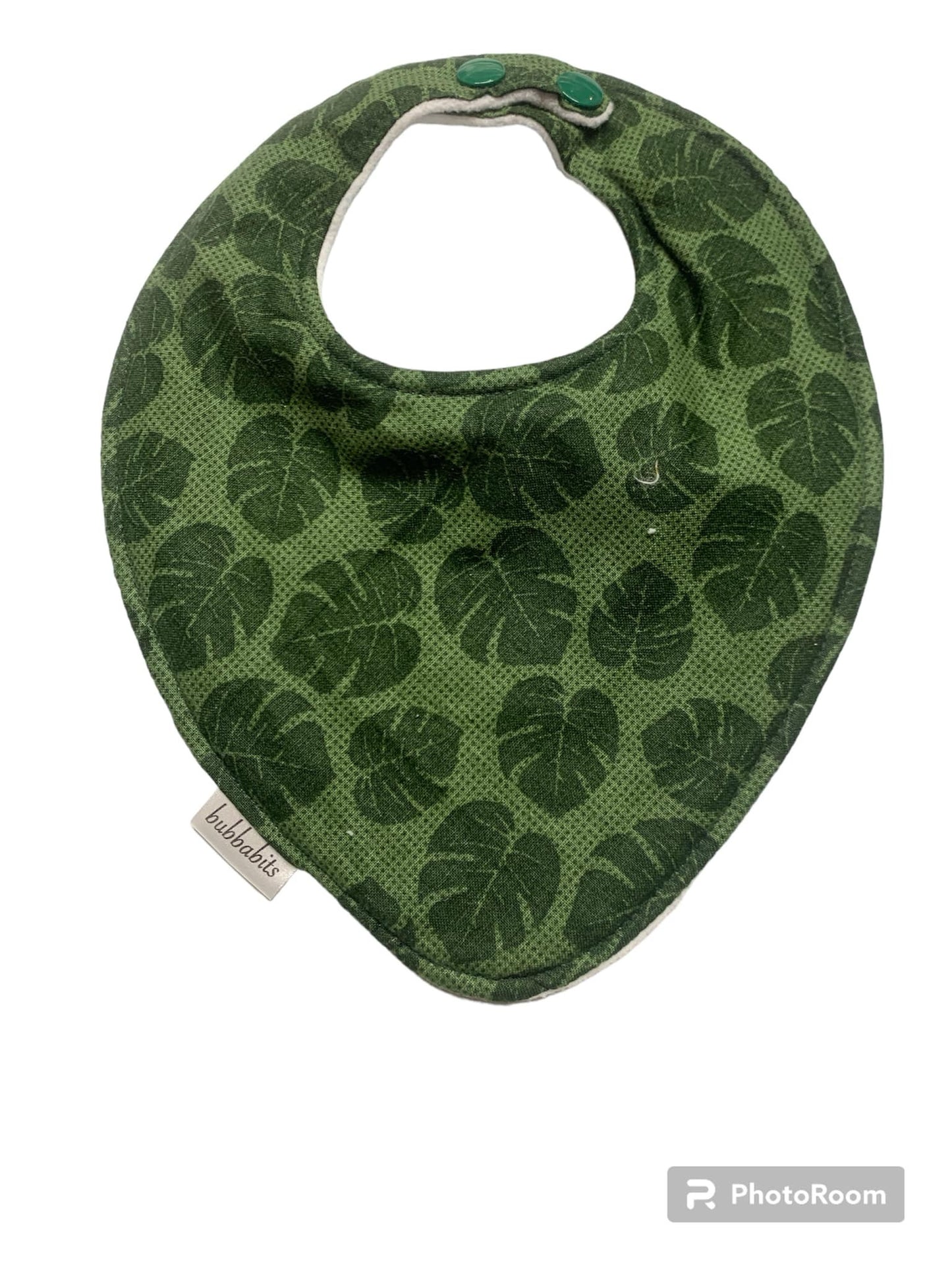 Dribble Bib - Monstera