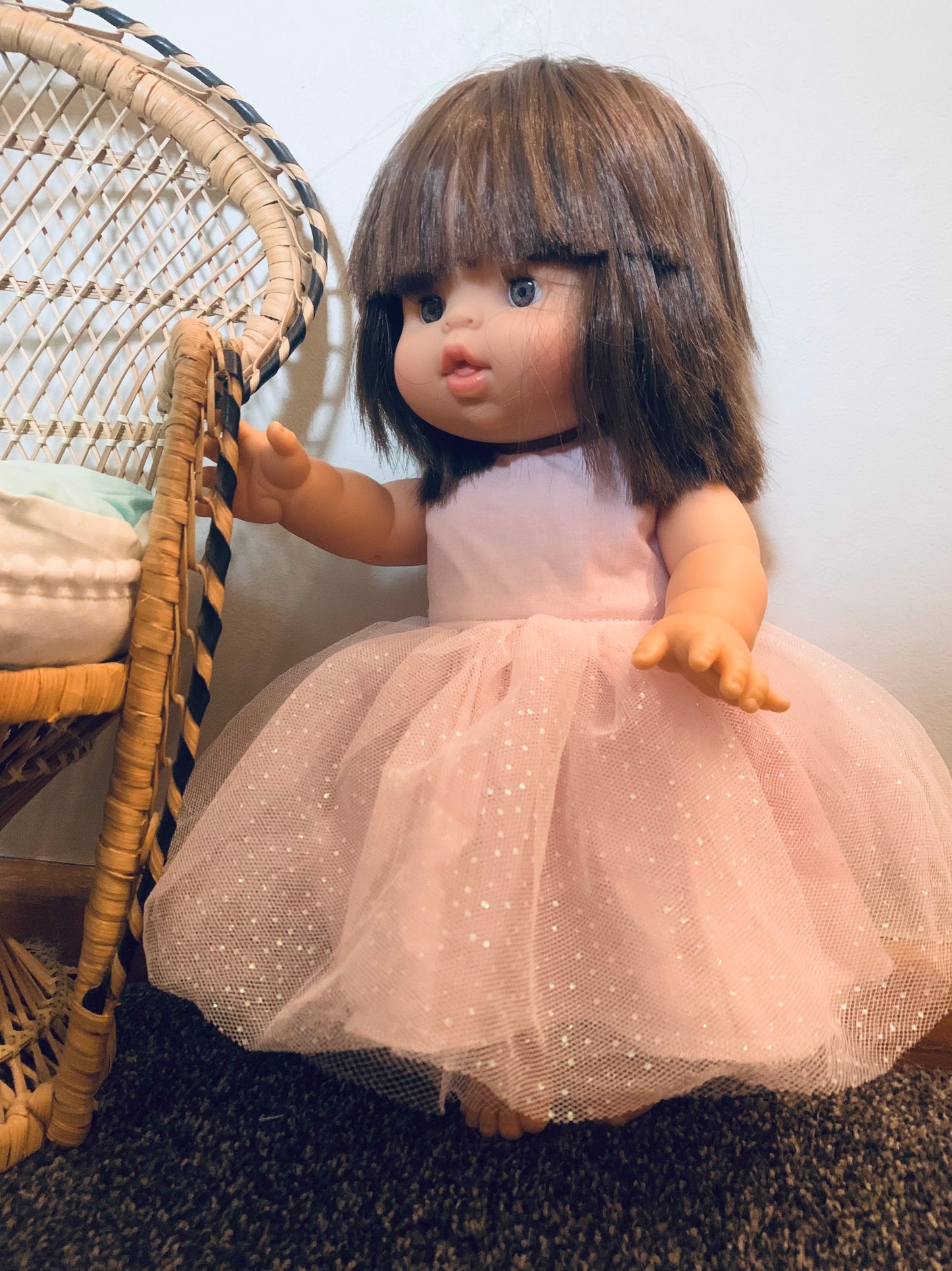 Minikane/miniland sparkle dress