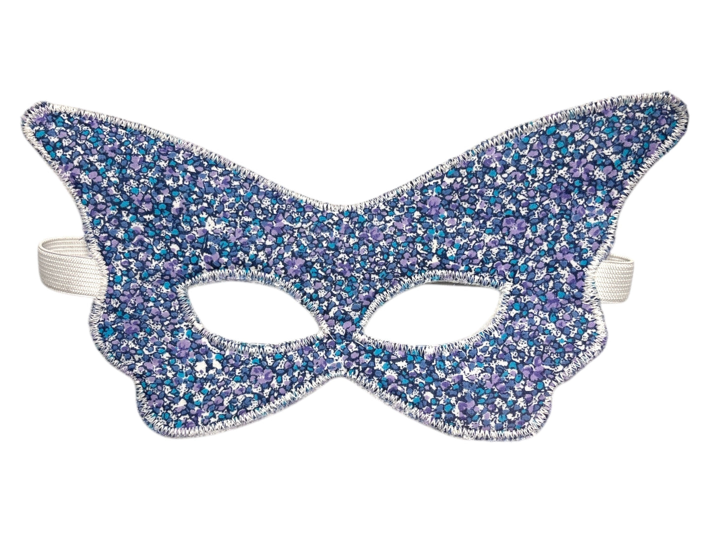 Dress up mask - butterfly purple floral