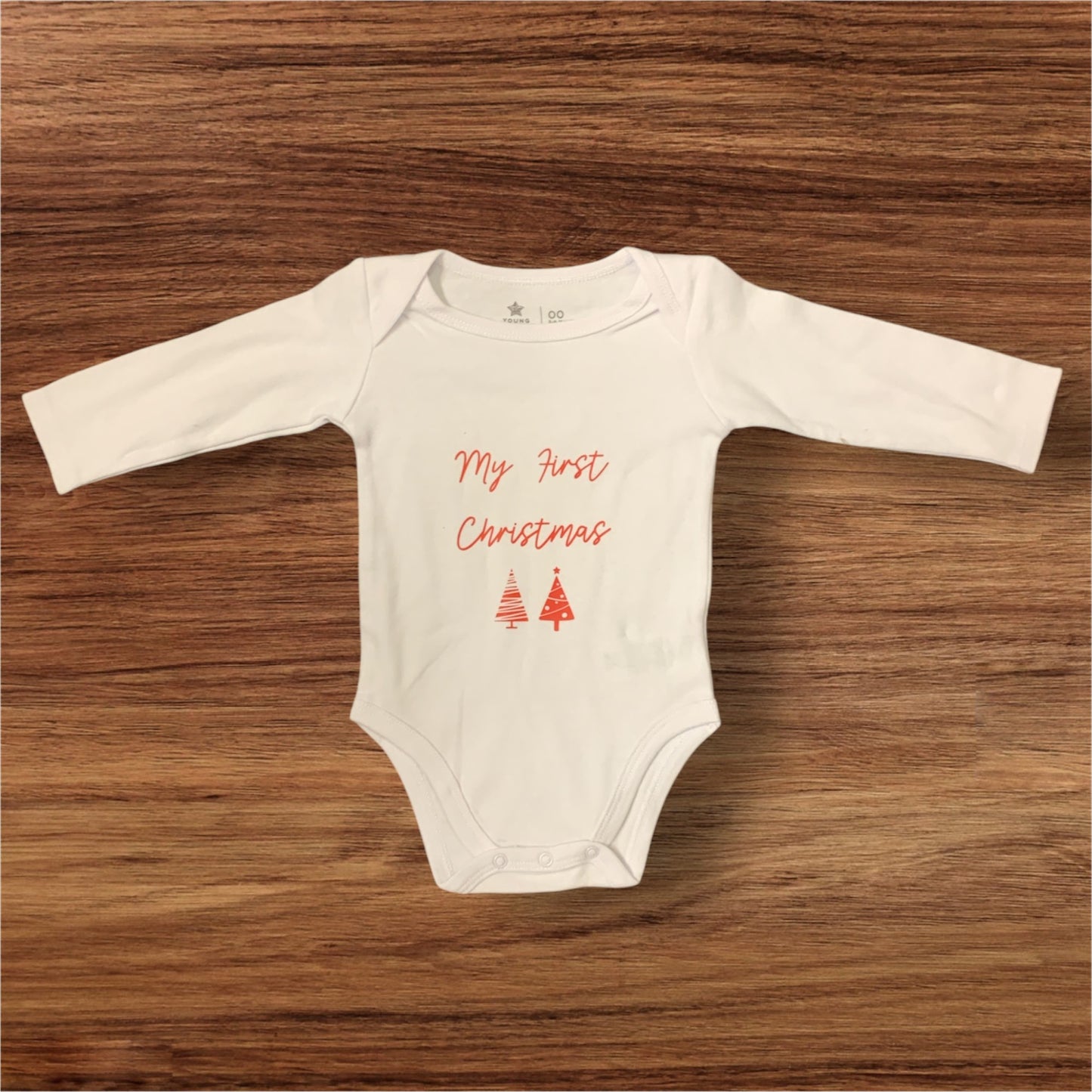 My First Christmas Onesie (bodysuit) - made to order