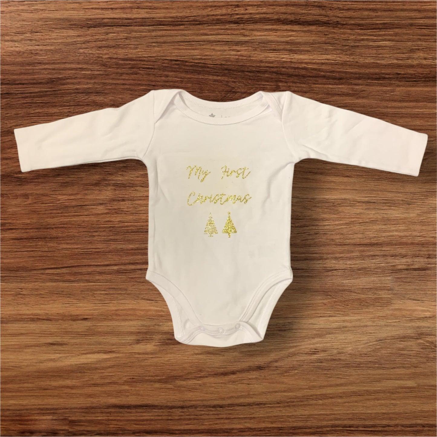 My First Christmas Onesie (bodysuit) - made to order