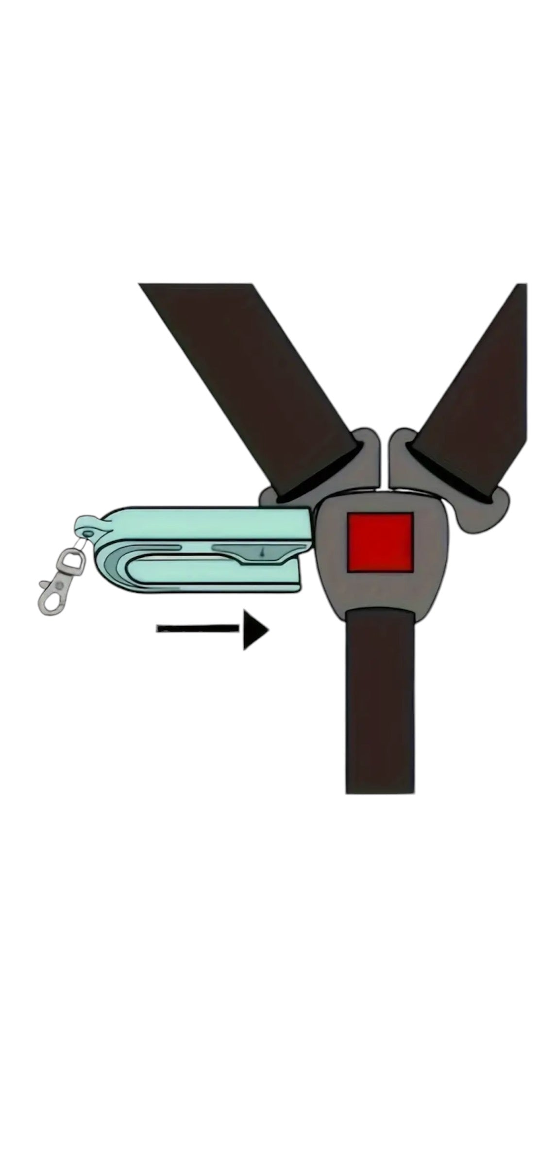 Car seat buckle release tool
