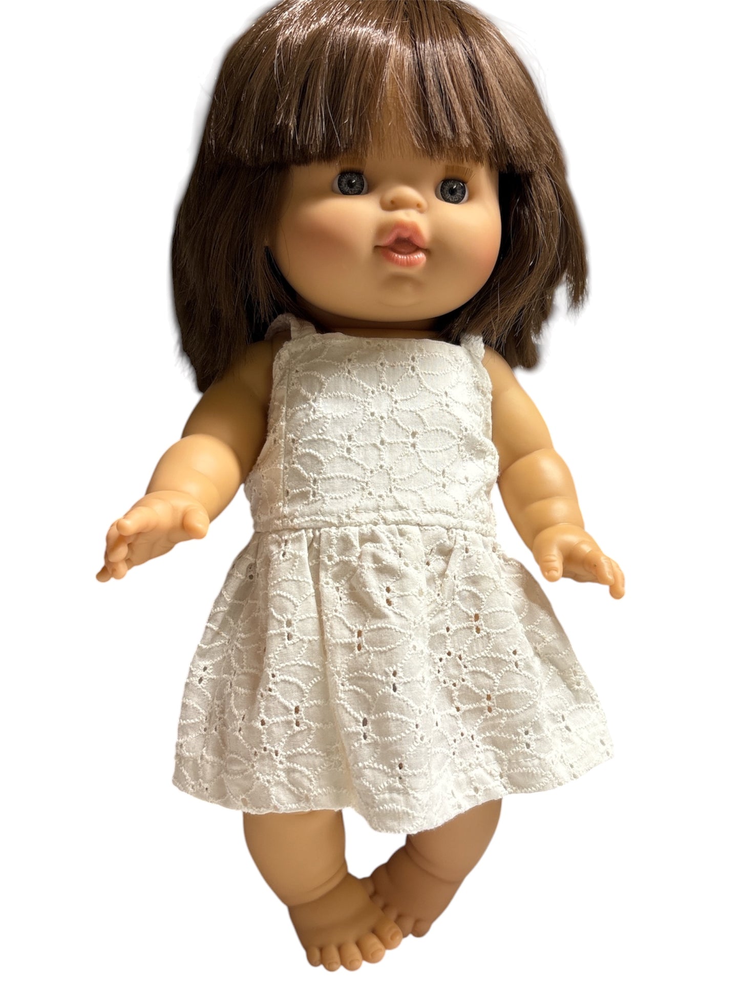 Ivy doll dress - white