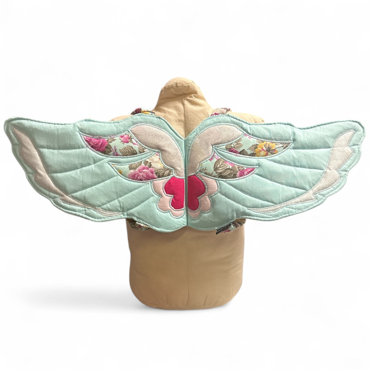 Feather tipped wings - Mint Floral