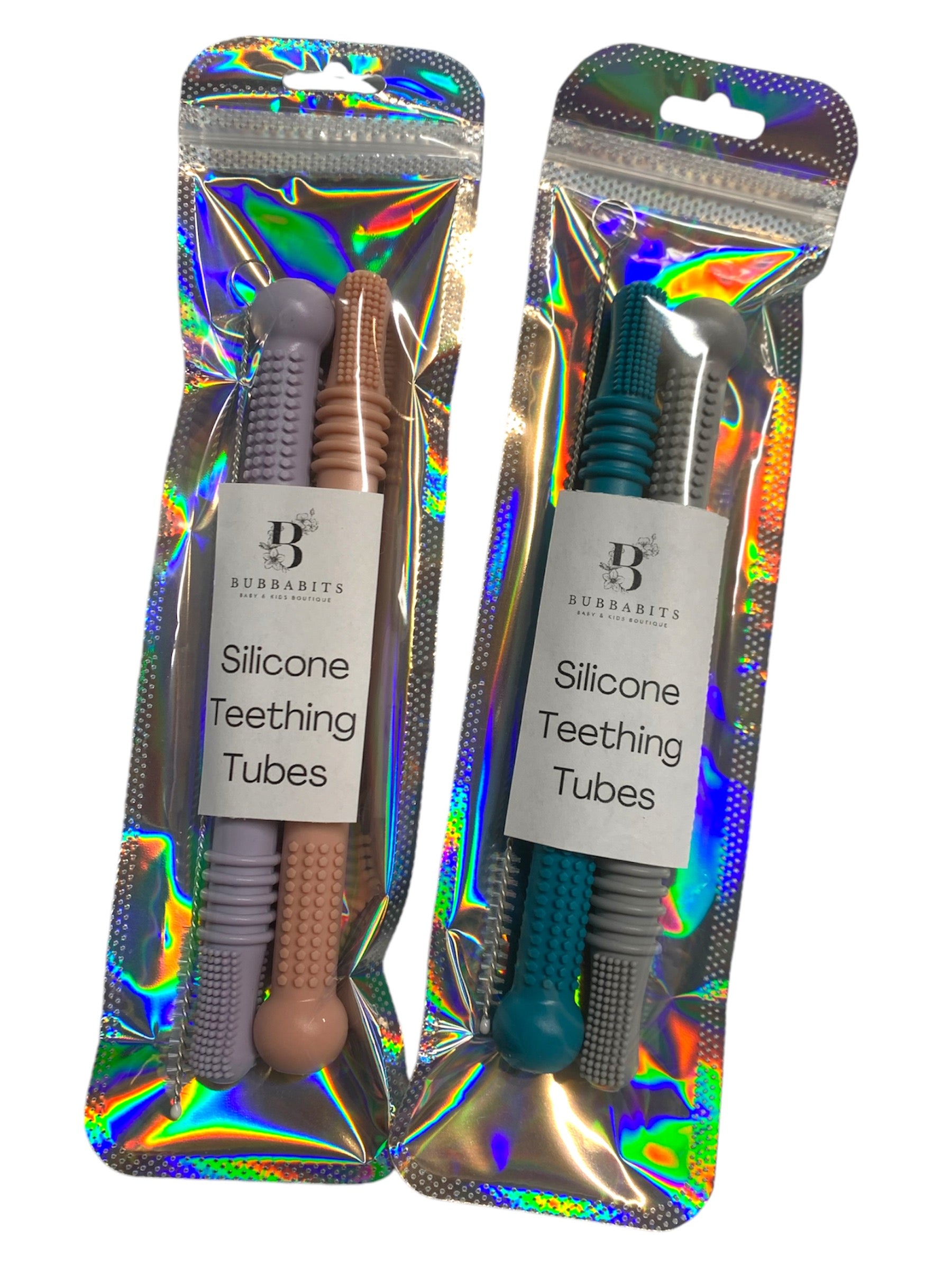 Silicone Teething Tubes – Bubbabits