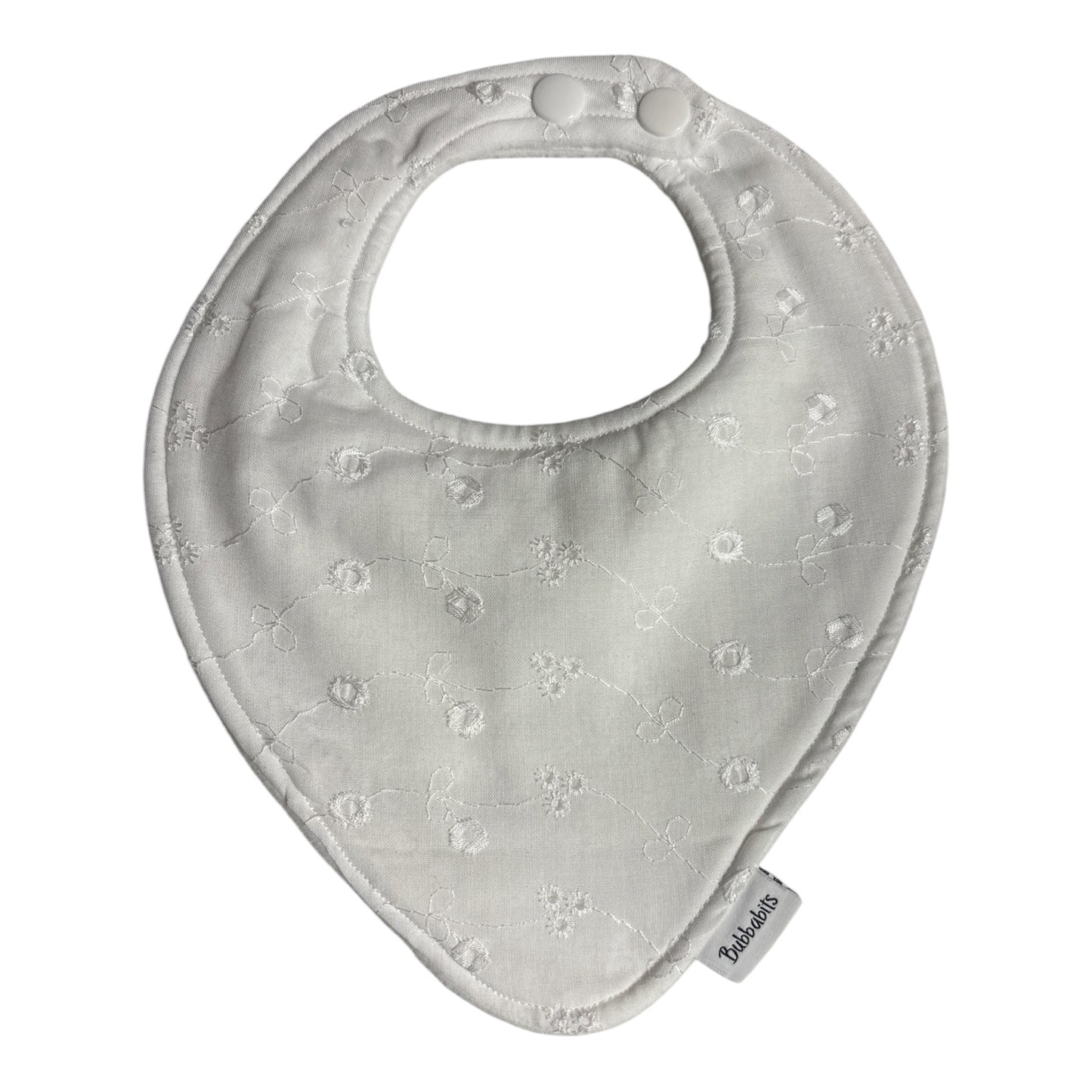 Dribble Bib -White Lace