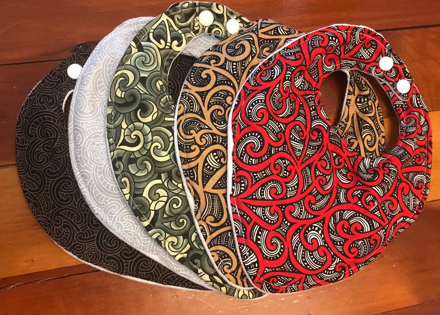 Maori Inspired Bibs