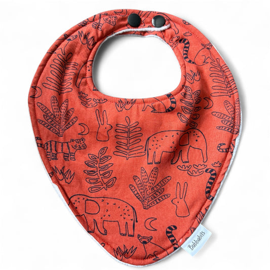 Dribble Bib - Rust Jungle