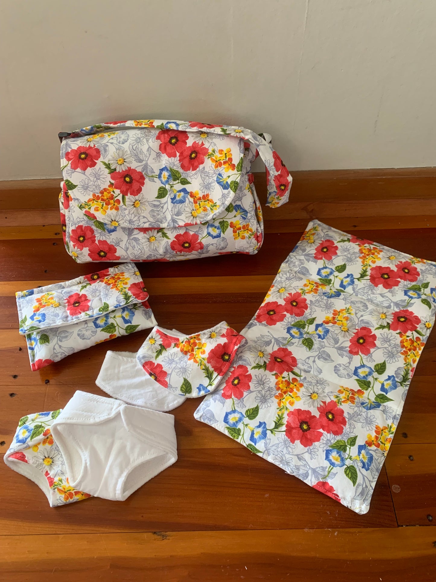 Doll nappy bag set - custom made