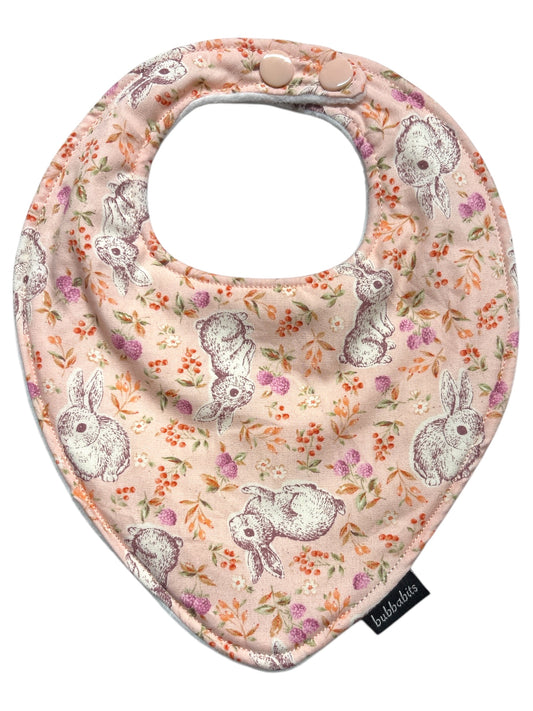 Dribble Bib - Pink Bunny