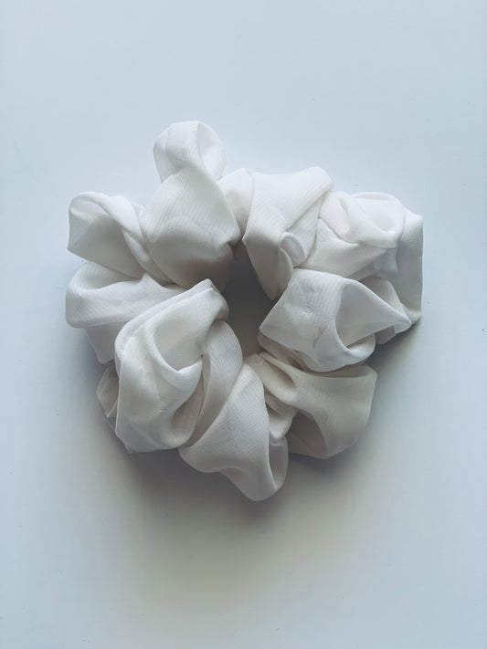 Scrunchie XXL - Off White Chiffon