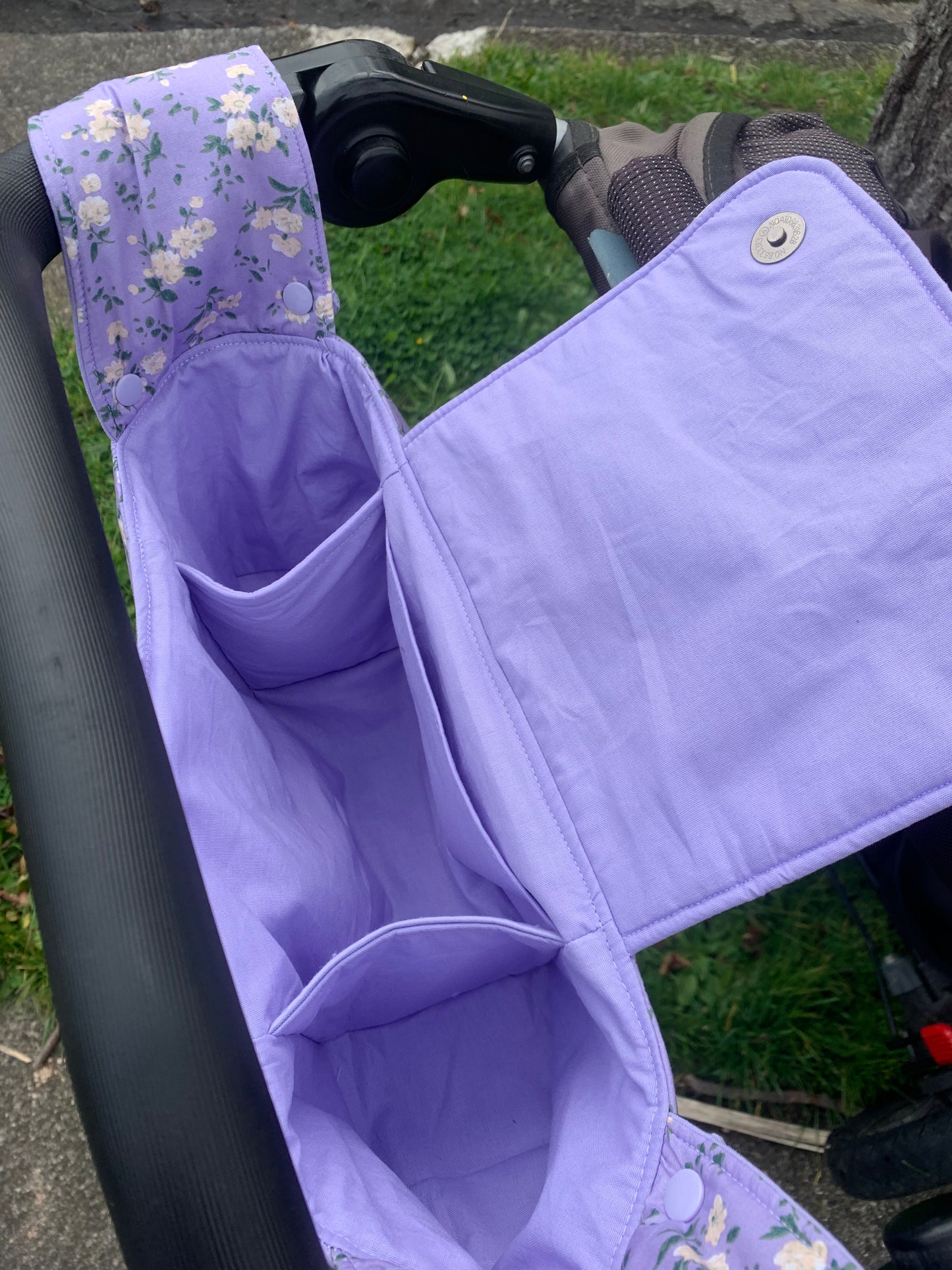 Pram Caddy - Lilac