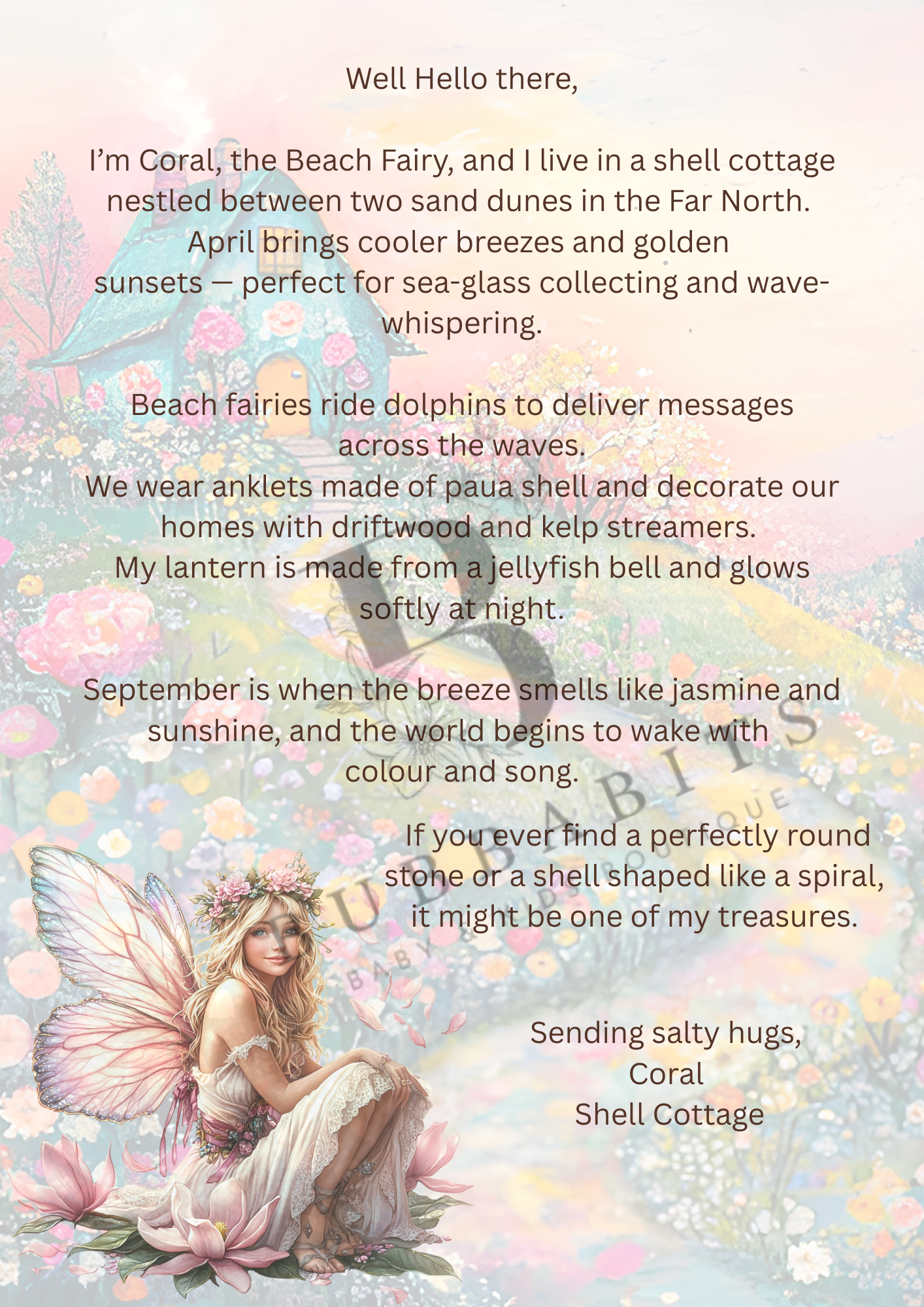 One off Fairy Letter (April)