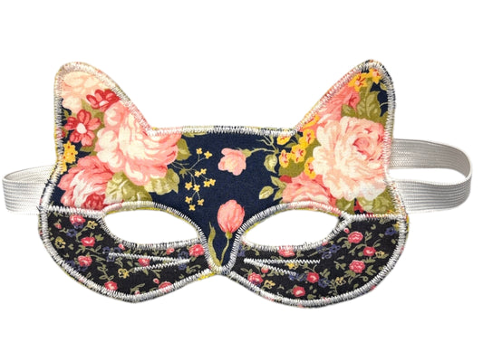 Dress up mask - cat navy