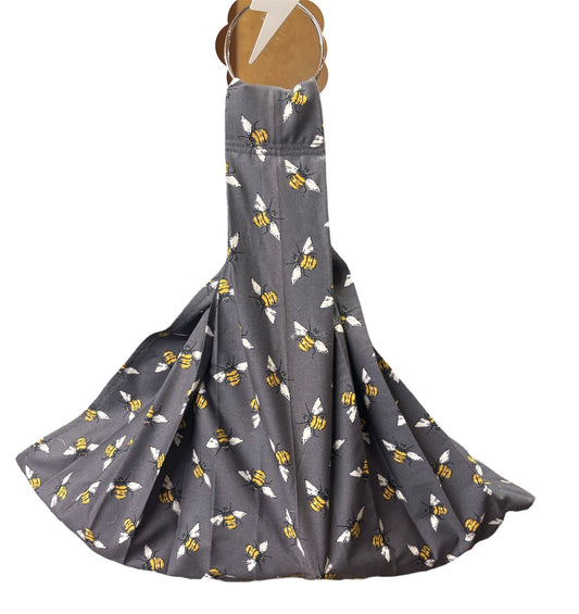 Midwife weigh sling - Grey Bees