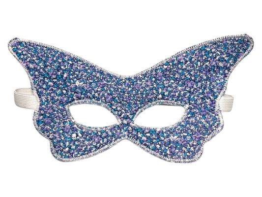 Dress up mask - butterfly purple floral