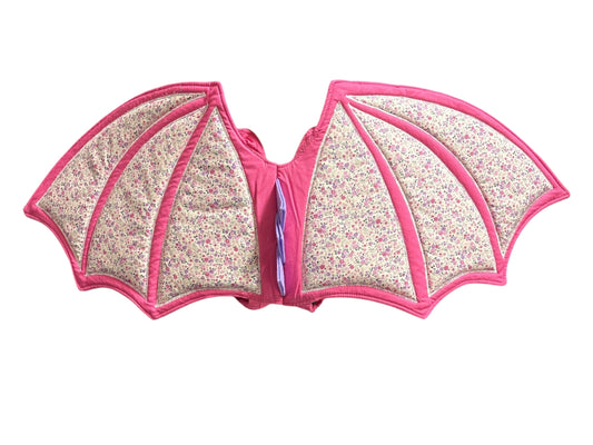 Dragon Wings - Hot Pink Floral