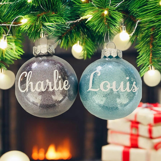 Glitter Baubles - Made to order
