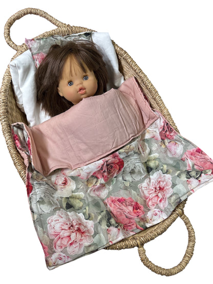 Doll bedding - Roses