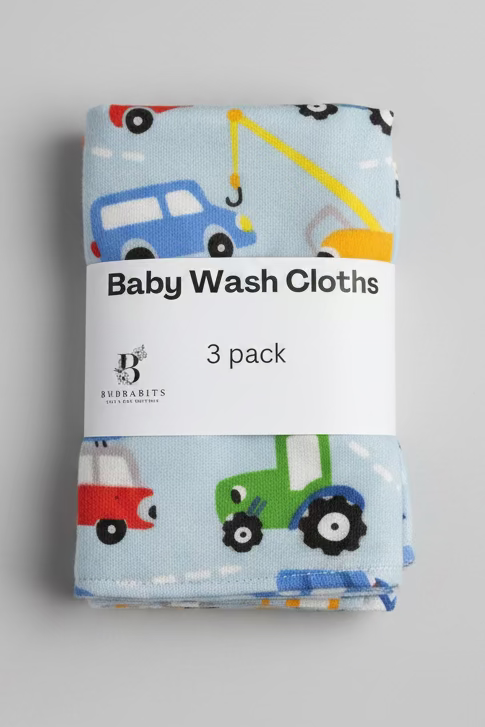 Baby Wash Cloths 3 pack