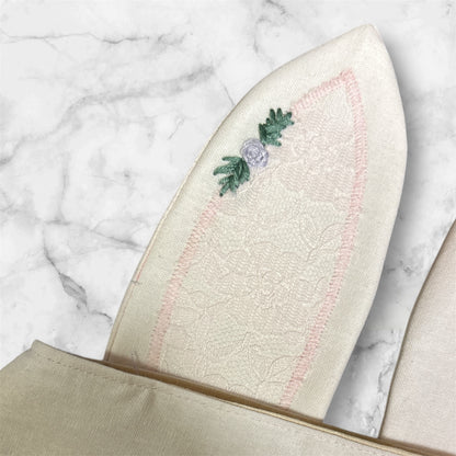 Bunny bag with embroidery ear