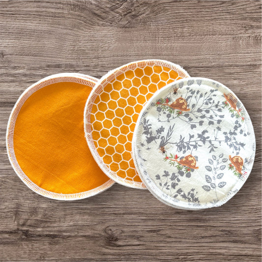 3 pack Breast Pads - Honey Mumma