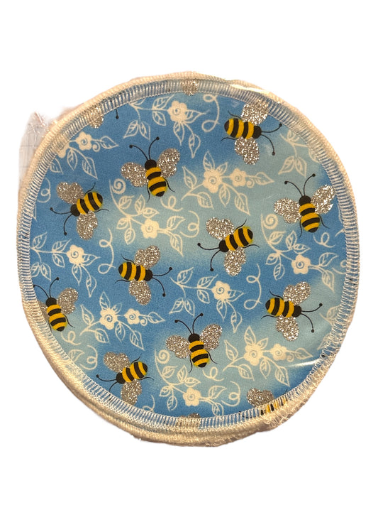 Breast Pads - Sparkle bees