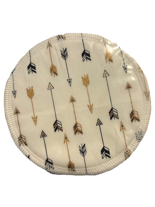 Breast Pads - Gold Arrows