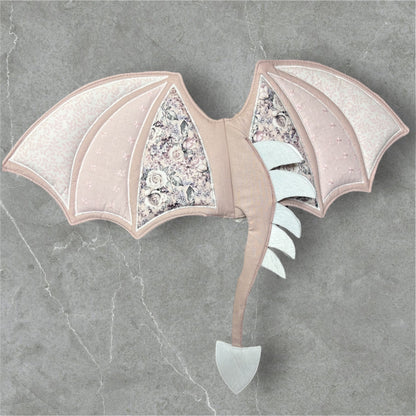Dragon Wings - Baby Pink lace floral