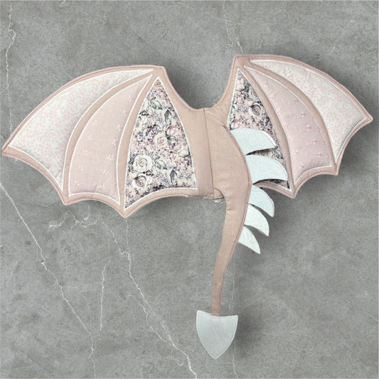 Dragon Wings - Baby Pink lace floral
