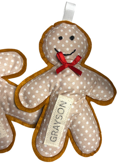 Personalised Mini Gingerbread Men ornaments