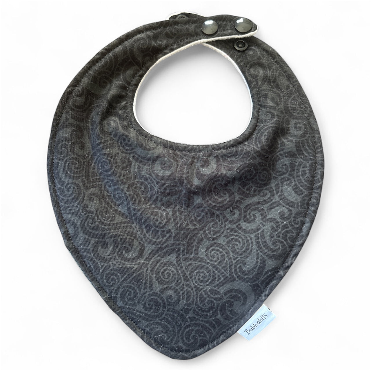 Dribble Bib - Moko Black – Bubbabits