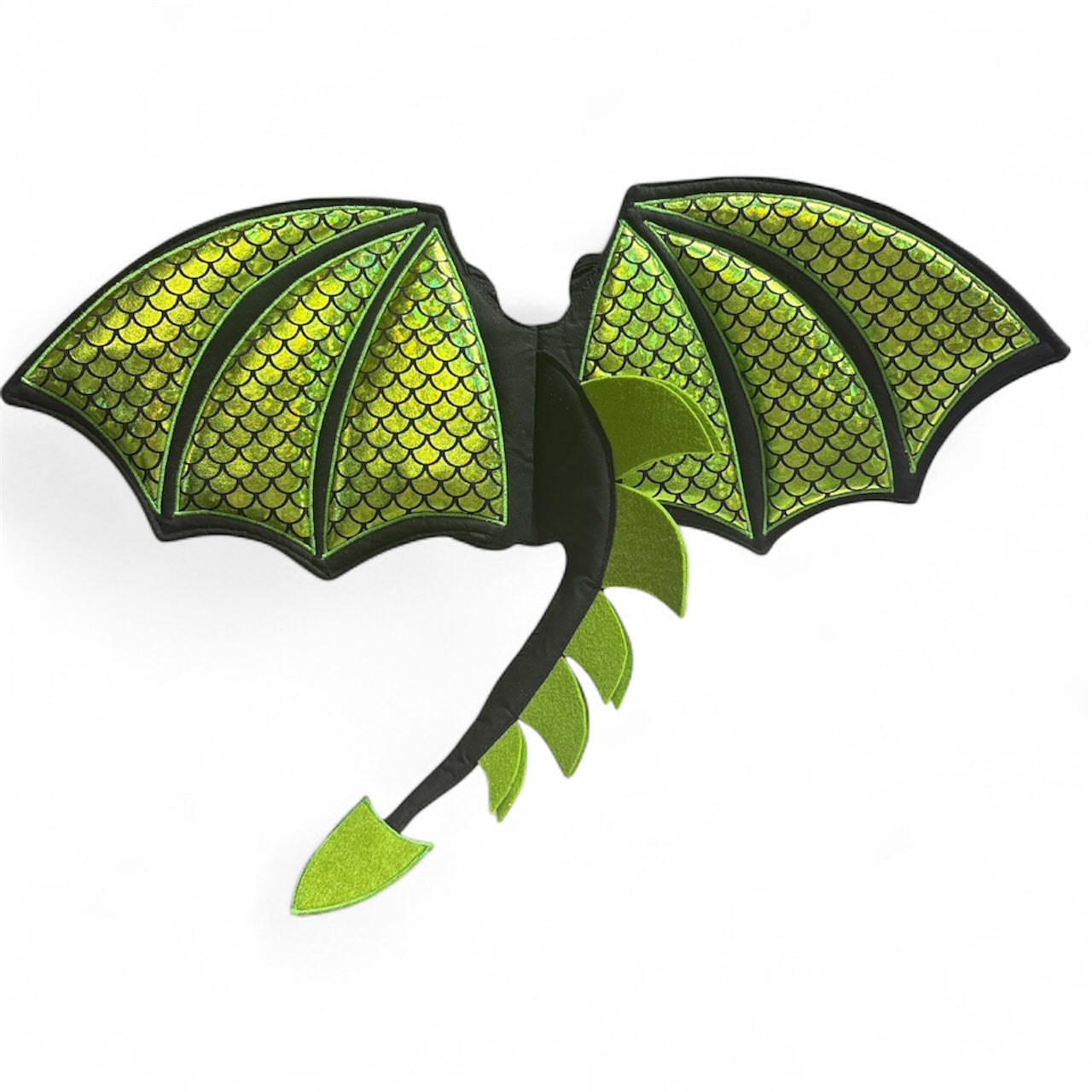 Dragon Wings - Lime Green/ Black
