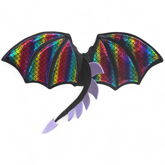 Dragon Wings - Rainbow Purple