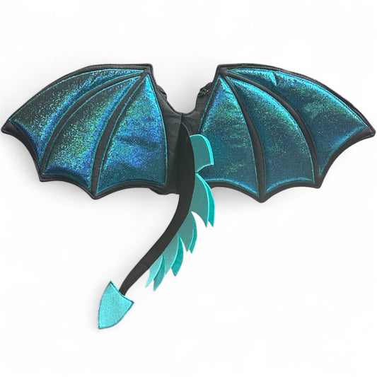 Dragon Wings - Iridescent Teal