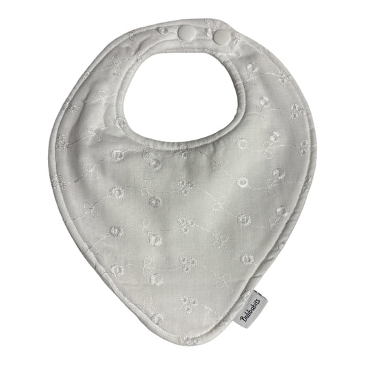 Dribble Bib -White Lace